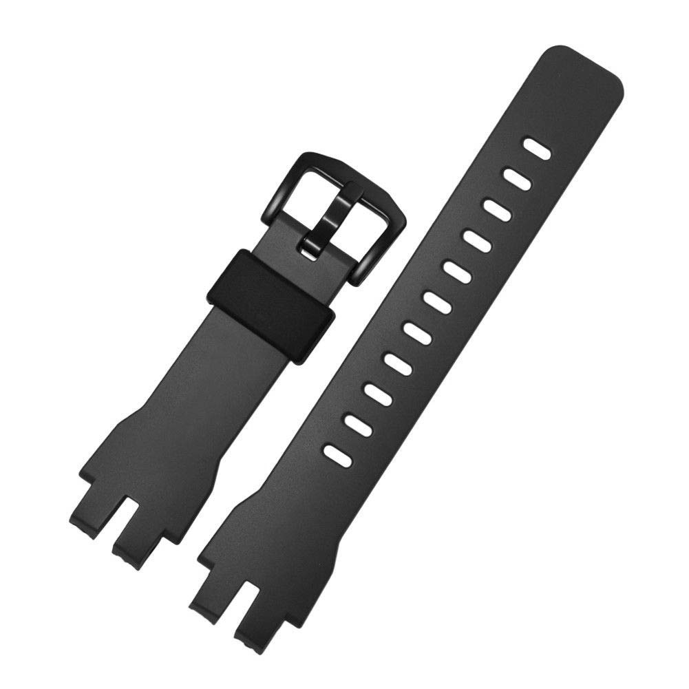 DBLACK [CDS20] RESIN WATCH STRAP (BLACK) // COMPATIBLE WITH "CASIO PRO-TREK PRG-300-1A9, PRW-3000” MODEL WATCHES ONLY