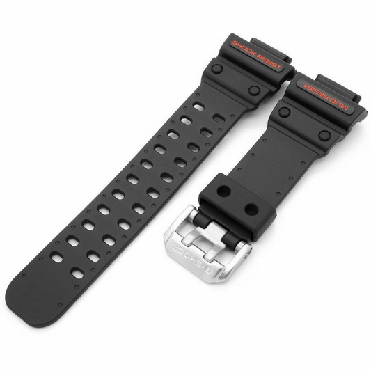 DBLACK [CDS6] RESIN WATCH STRAP (BLACK) // COMPATIBLE WITH ''CASIO G-SHOCK GX-56 / GXW-56" MODELS ONLY