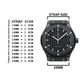 DBLACK [NTSHLS] 25MM CROCO DESIGN, LEATHER WATCH STRAP (WITHOUT TOOLS) // COMPATIBLE WITH "HUBLOT" WATCHES