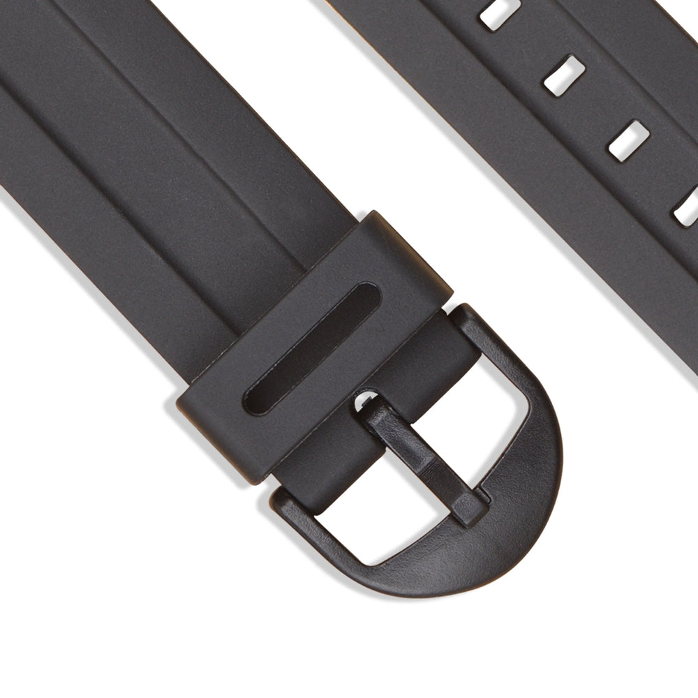 DBLACK [CDS13] 18MM RESIN WATCH STRAP (BLACK) // "SUITABLE FOR CASIO W-96H WATCH"